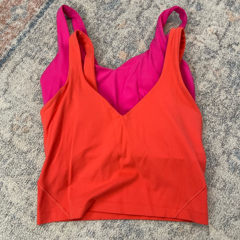 Lululemon Align Cropped Tank Tops - Picture 2 of 3